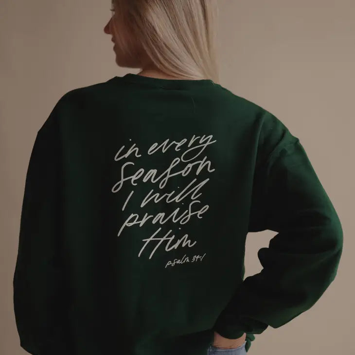 In Every Season Pullover | Christian Pullover