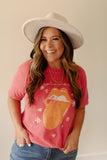Cool Moms Club Graphic Tee in Watermelon