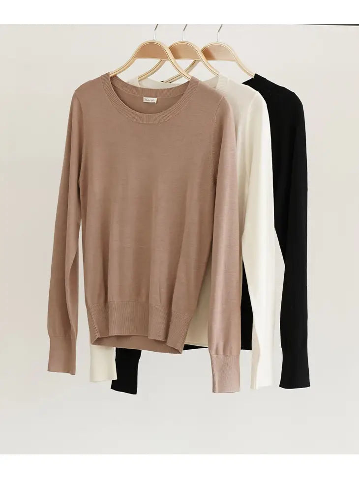 Bamboo Sweater in Taupe