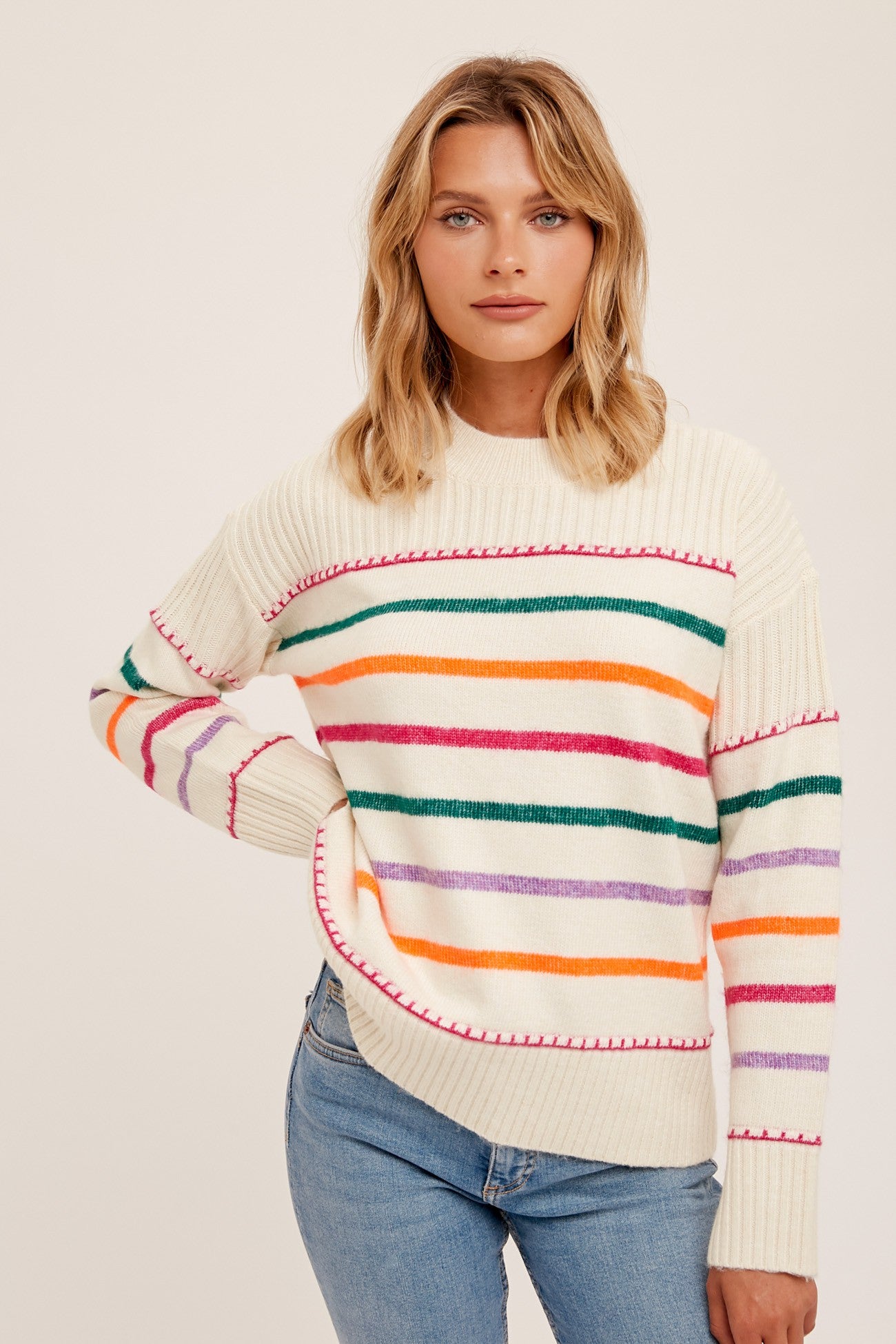 Pop of Color Sweater