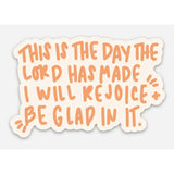 Rejoice + Be Glad Sticker | Christian Sticker