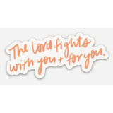 With You + For You Sticker | Christian Sticker