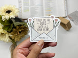 Trust in the Lord with All Your Heart - Vinyl Sticker