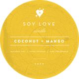 Coconut + Mango 14oz Soy Candle