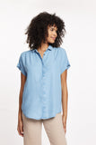 beach lunch lounge chambray lyle spencer blouse
