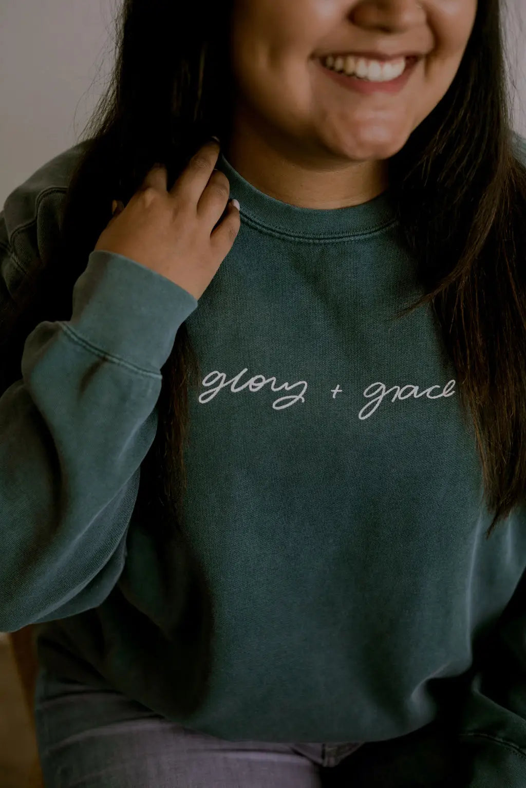 Glory + Grace Spruce Pullover