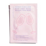 Served Chilled Rosé Sheet Mask - 4 Pack