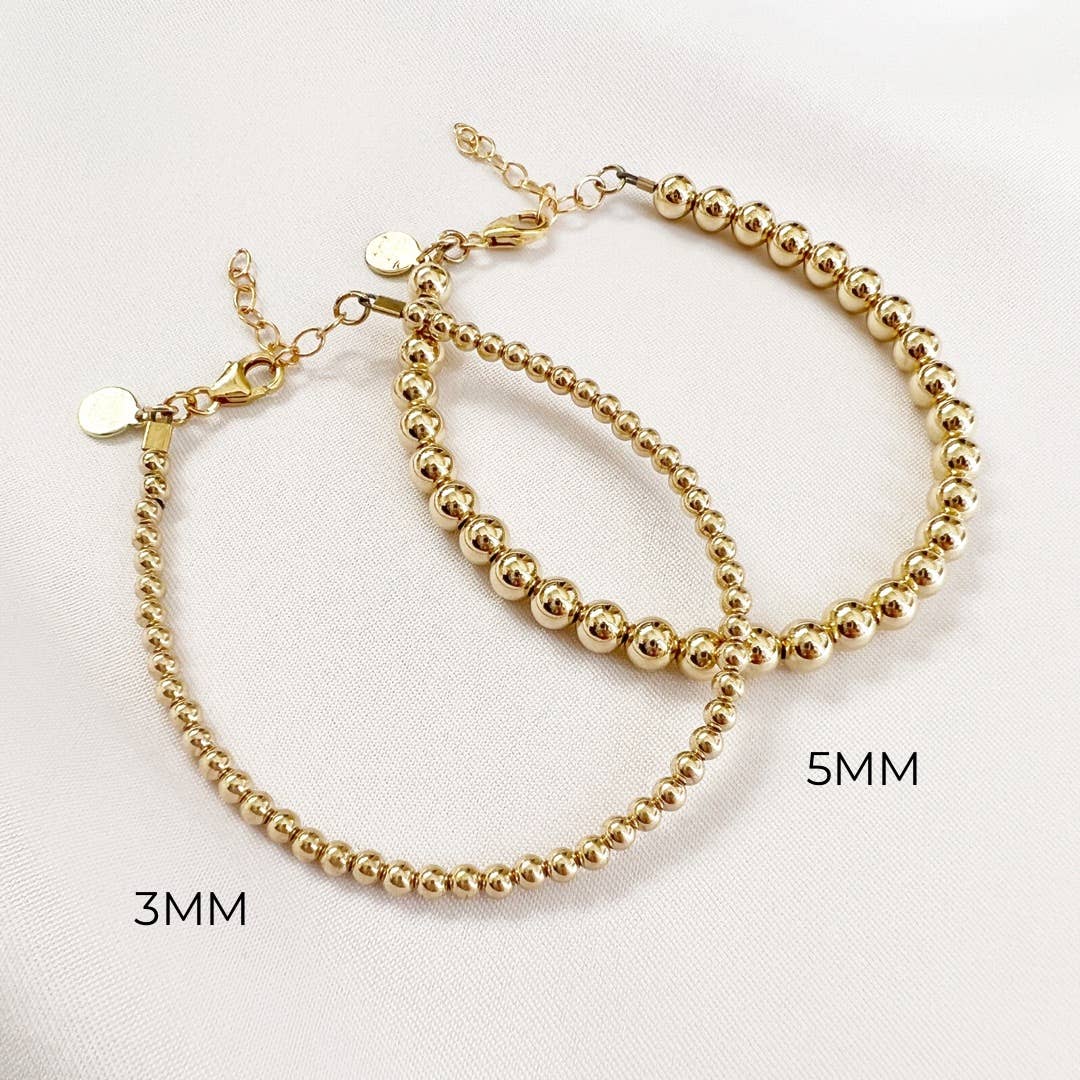 Gold Filled Luxe Beaded Bracelet