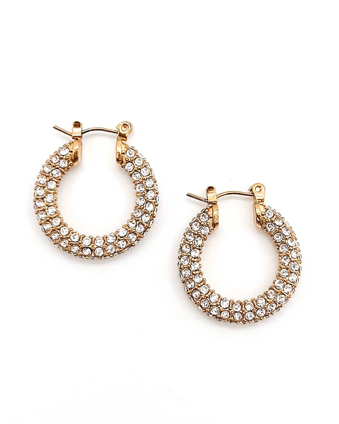Evangeline Diamond Crystal Earrings
