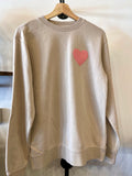Heart-Throb Cozy Fleece Sweatshirt
